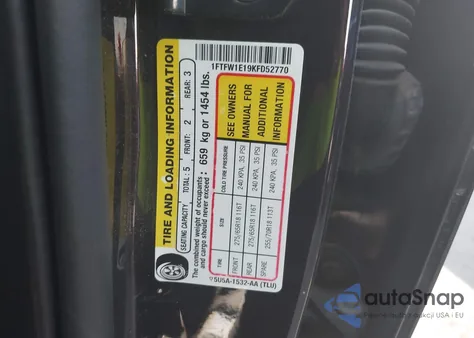 2019 Ford F-150 Xlt from USA, damaged, VIN 1FTFW1E19KFD52770